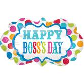 27" SuperShape Boss's Day Dots Marquee Balloon
