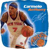 18" NBA CARMELO ANTHONY Basketball Balloon
