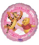 18" Winnie the Pooh It's A Girl! Balloon